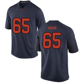 Adam Boeheim Game Navy Men's Syracuse Orange Football Jersey