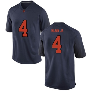 Dion Wilson Jr. Game Navy Men's Syracuse Orange Football Jersey