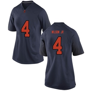 Dion Wilson Jr. Game Navy Women's Syracuse Orange Football Jersey